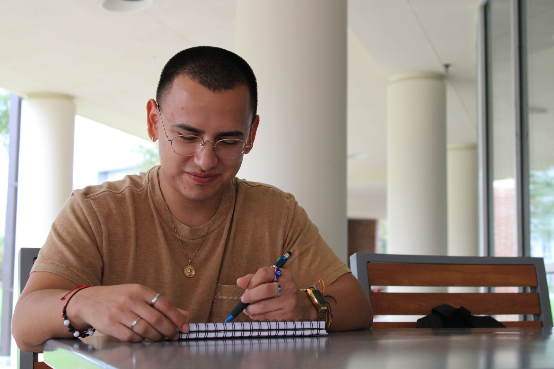 ‘I want to make meaningful art’: How a student is bringing awareness on immigration through his art